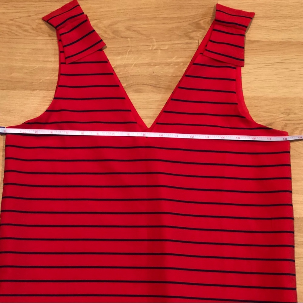 New BANANA REPUBLIC striped tank blouse shirt Sz S - Picture 6 of 6